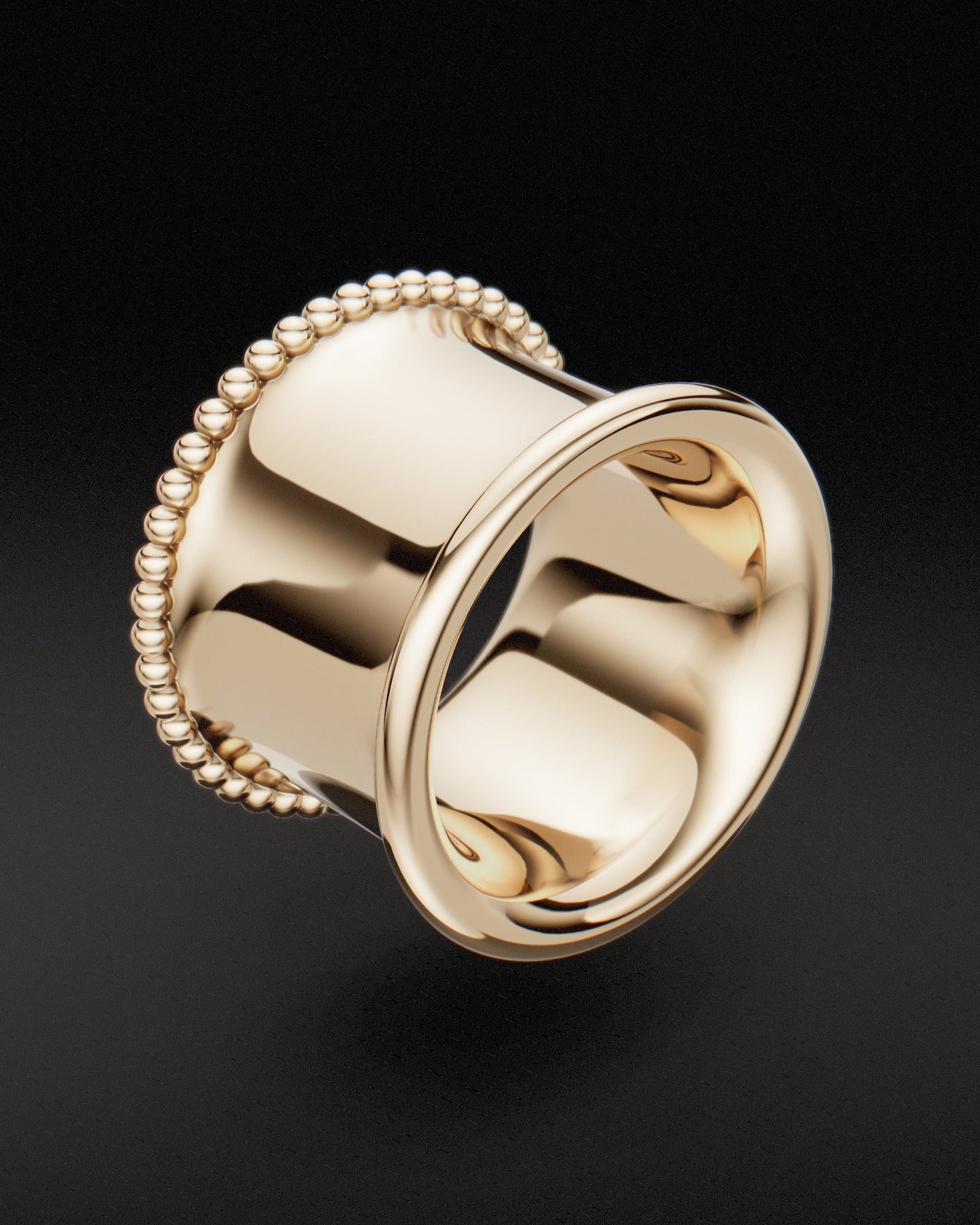 Túneles de doble llamarada - Oro de 9 quilates