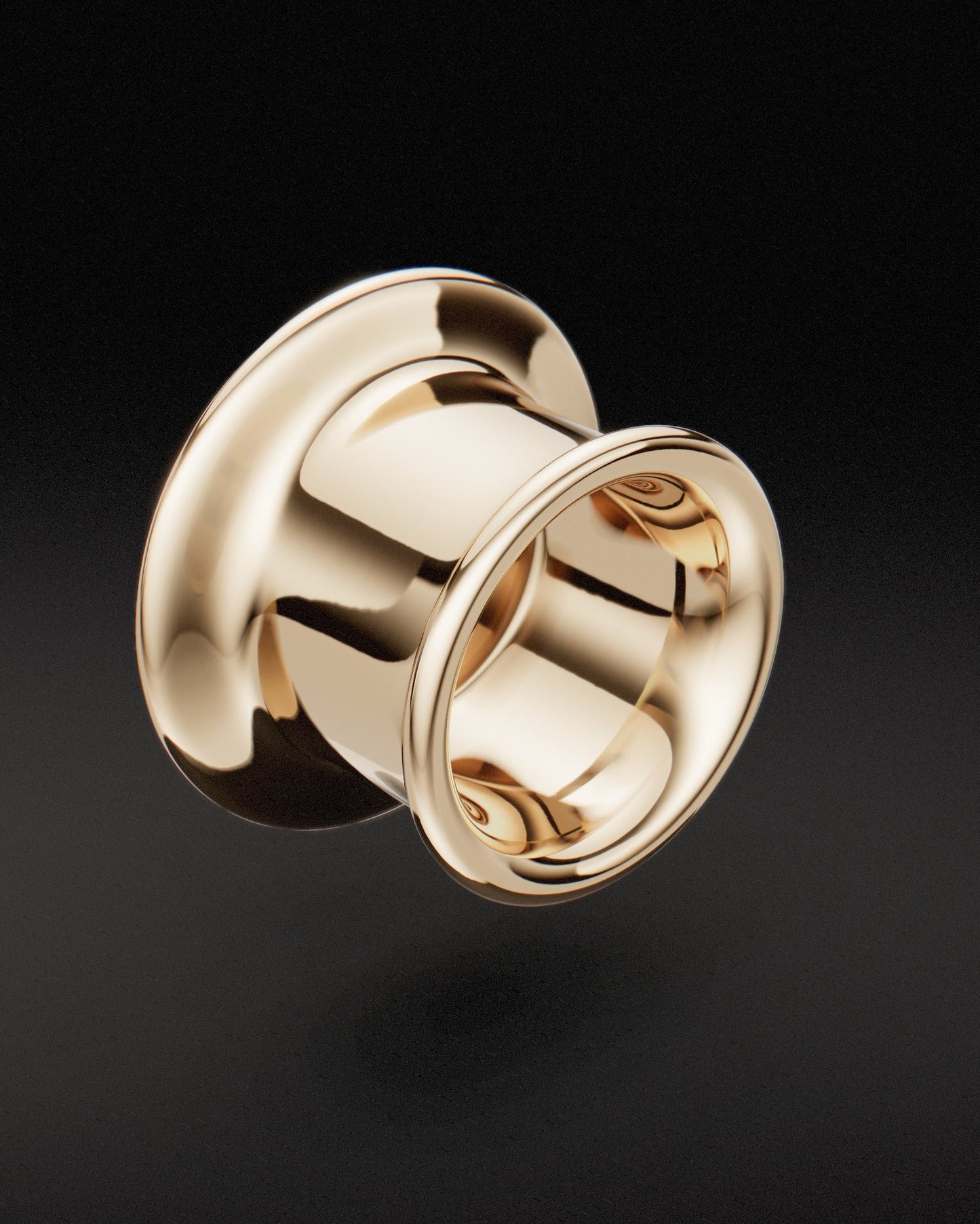 Túneles de doble llamarada - Oro de 9 quilates