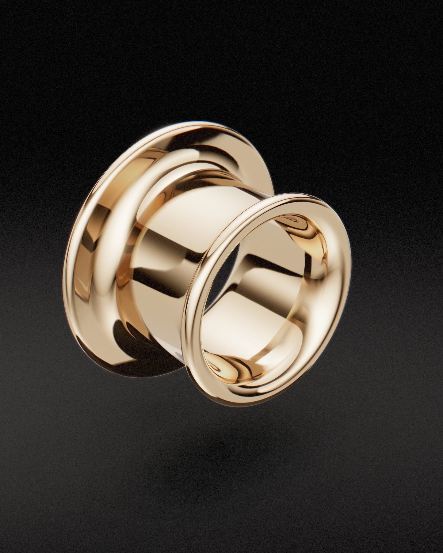 MAYAN FLARE EAR TUNNELS - 9ct & 14ct Gold