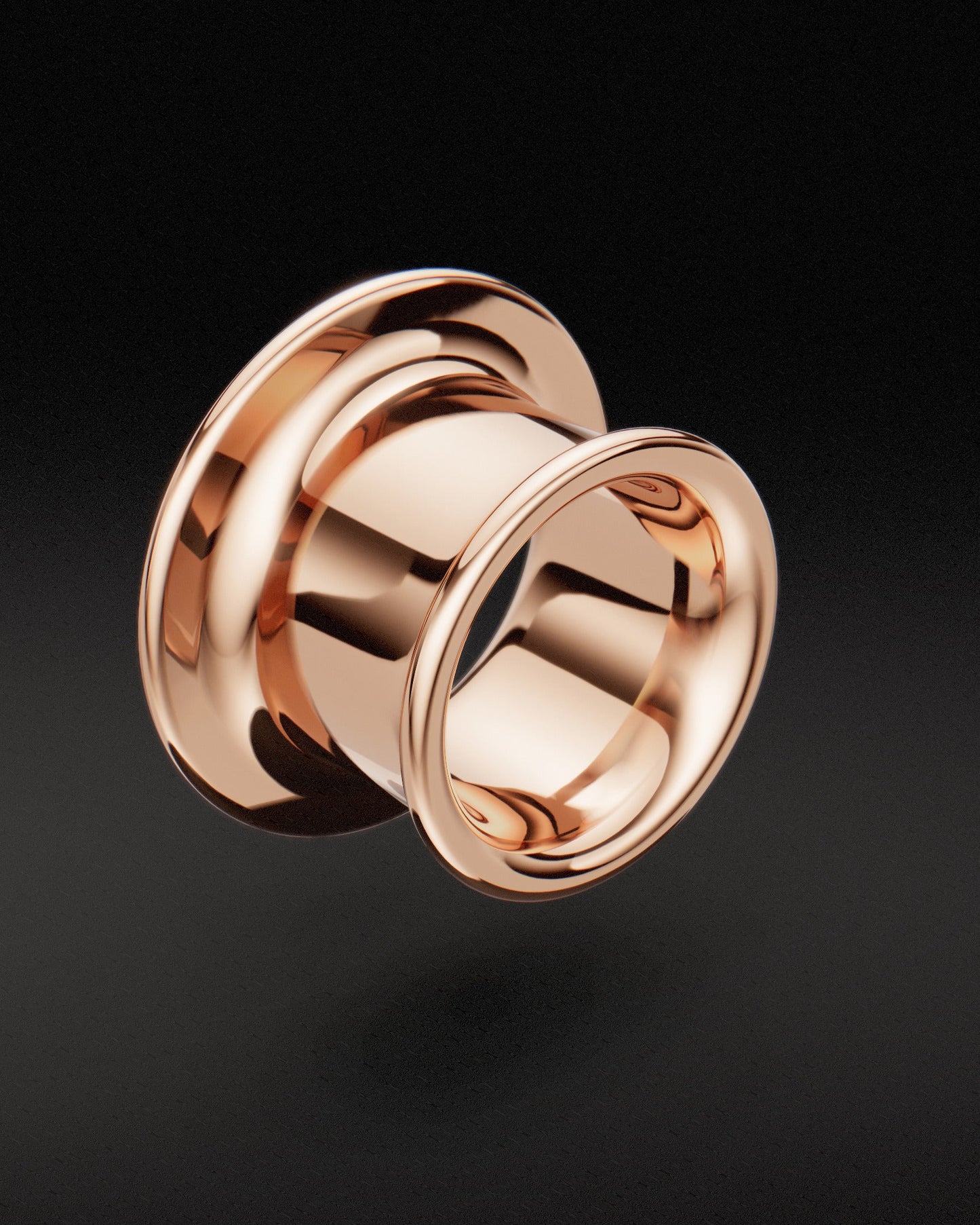 MAYAN FLARE EAR TUNNELS - 9ct & 14ct Rose Gold