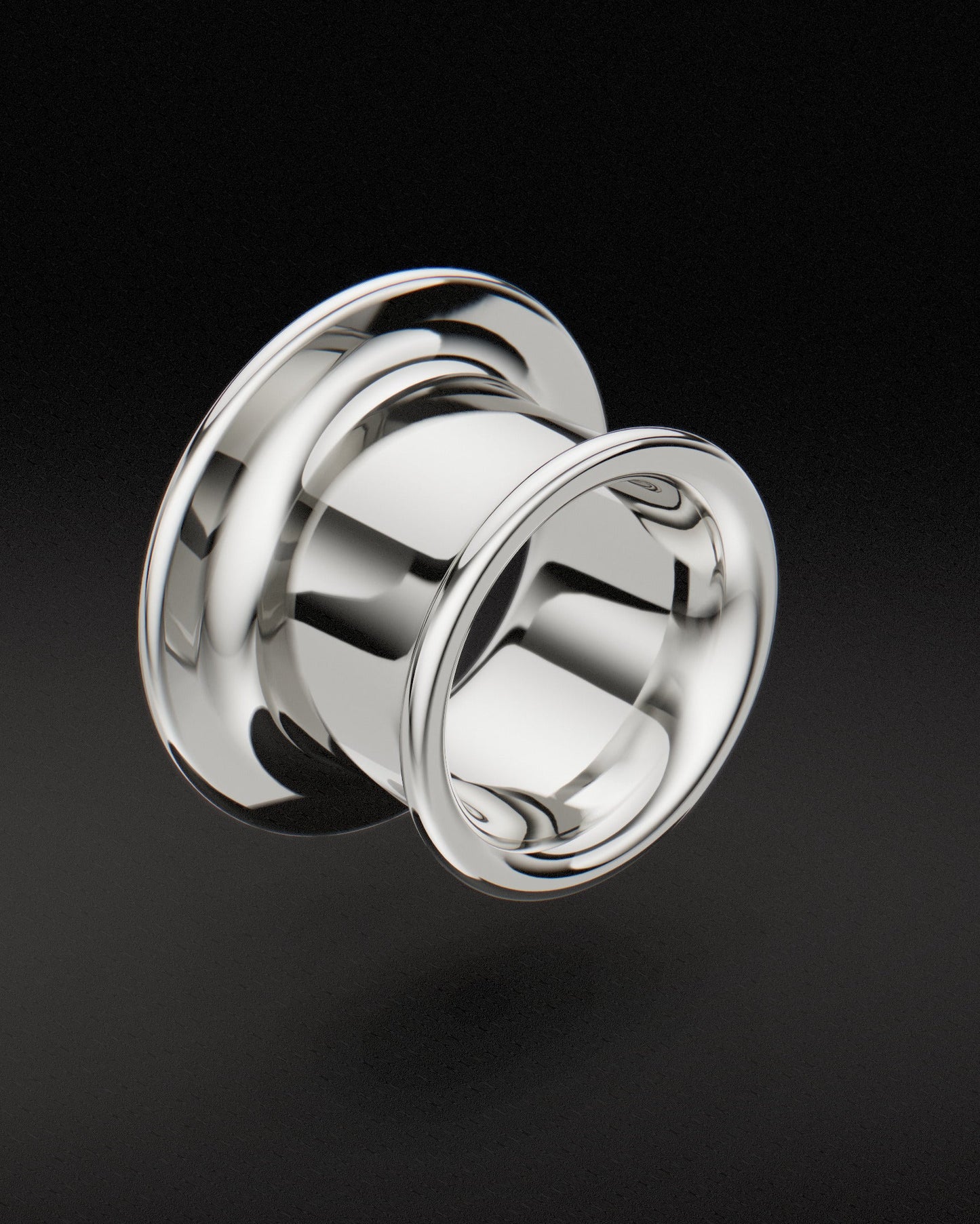 Túneles de oreja de llamarada maya - Plata de ley