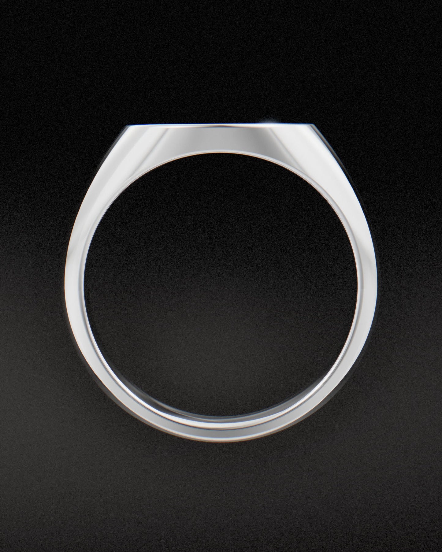 SEED OF LIFE SIGNET RING - Sterling Silver