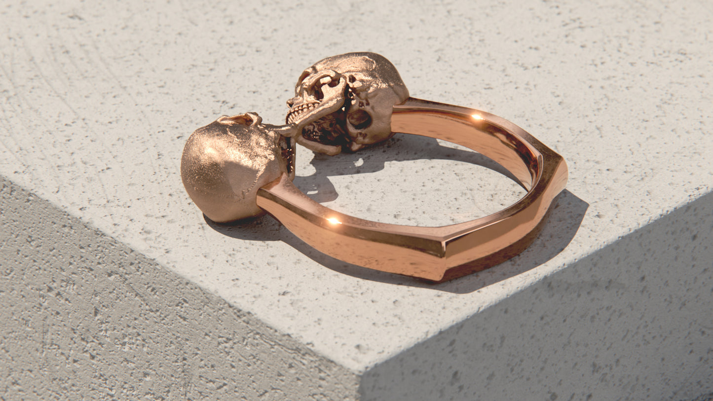 Eternal Lovers Ring - 9ct & 14ct Rose Gold