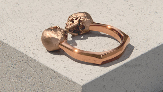 Anillo de los amantes eternos - Oro rosa de 9 quilates