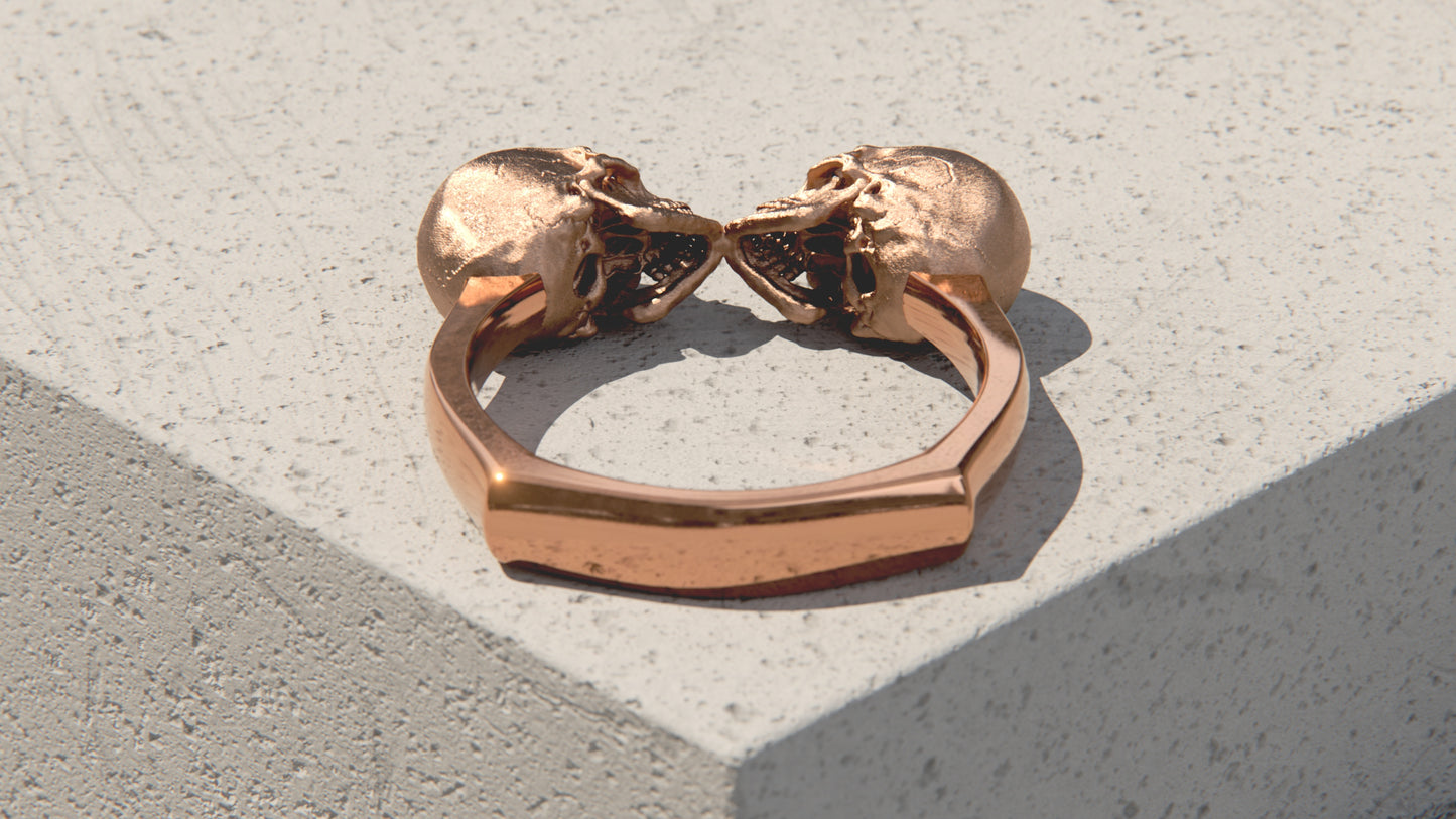 Eternal Lovers Ring - 9ct & 14ct Rose Gold