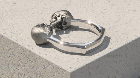 Anillo de los amantes eternos - Plata de ley