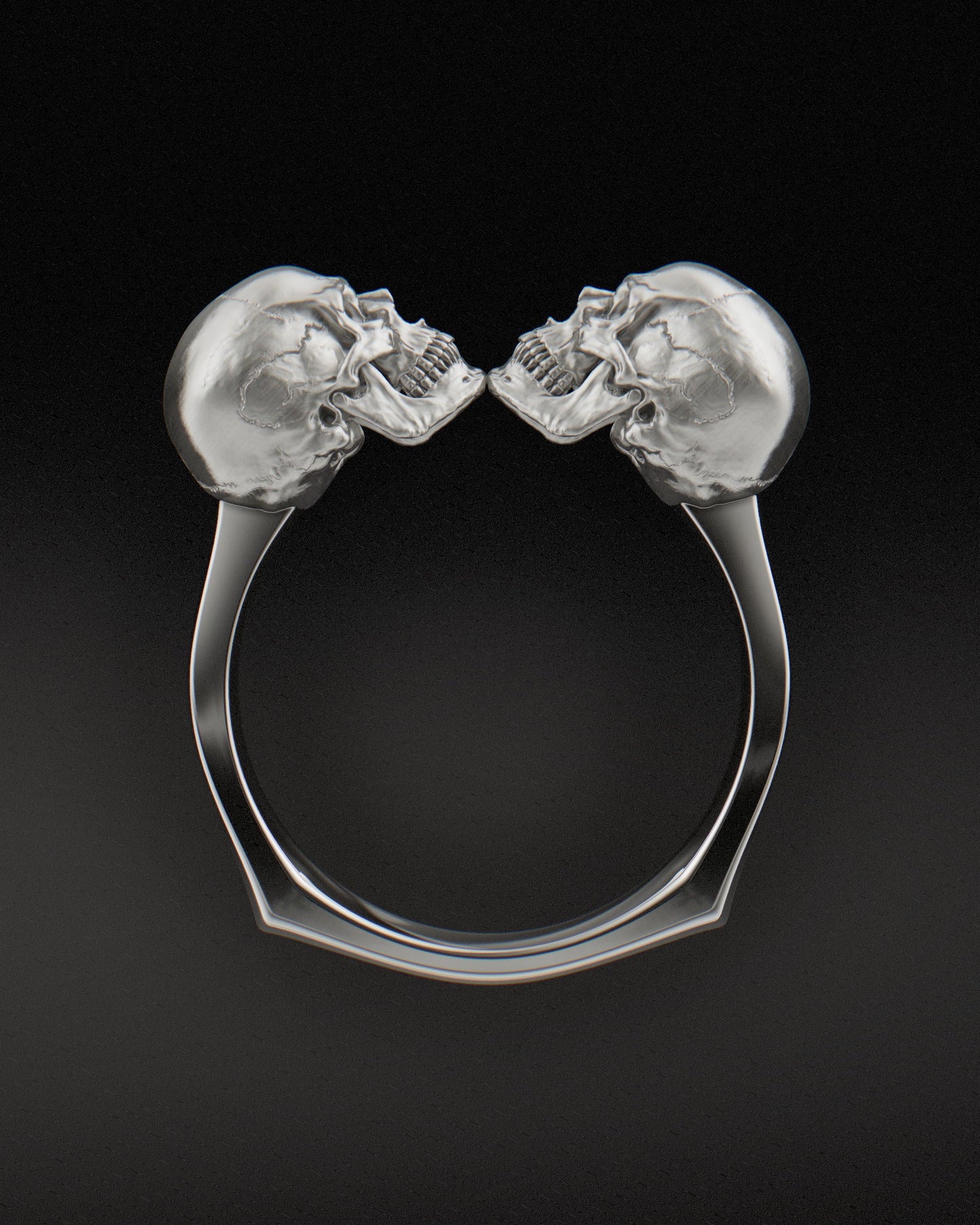 Anillo Amantes Eternos - Oro blanco de 9 quilates