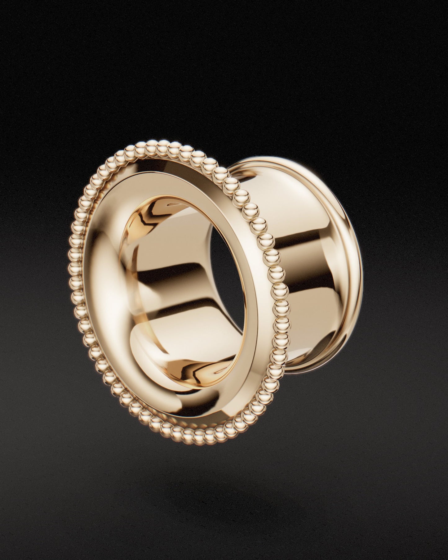 Túneles de oreja de llamarada maya - Plata de ley