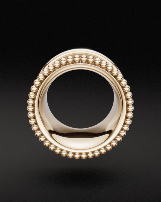 Túneles de doble llamarada - Oro de 9 quilates