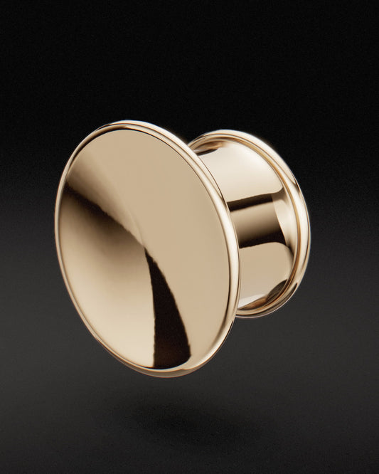 Túneles de doble llamarada - Oro de 9 quilates