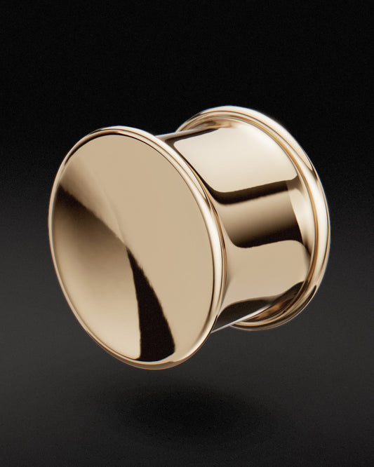 Túneles de doble llamarada - Oro de 9 quilates