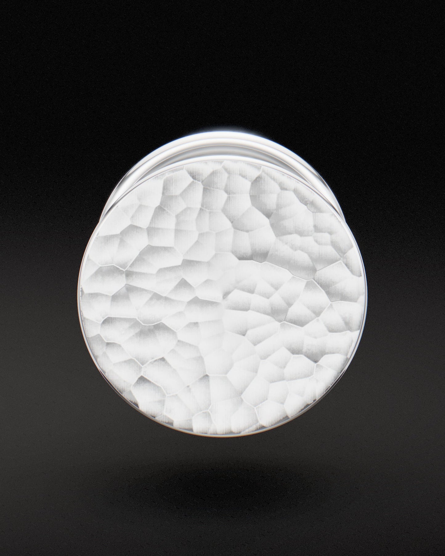 CONCAVE DOUBLE FLARE EAR TUNNELS - Sterling Silver