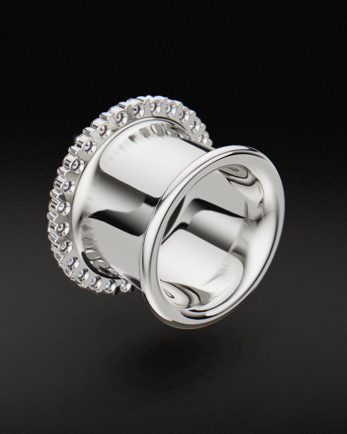 Túneles de doble llamarada - Oro de 9 quilates