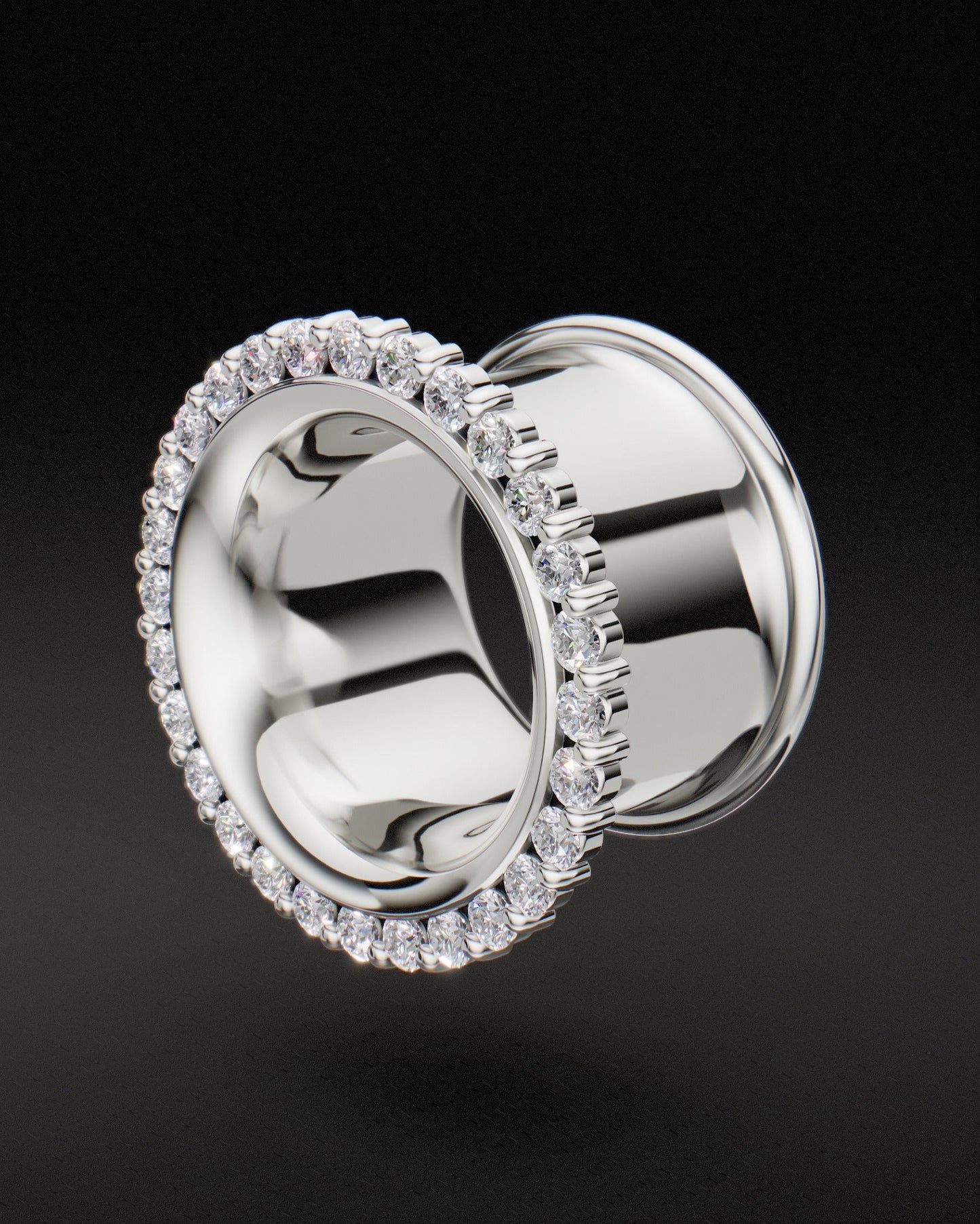 Túneles de doble llamarada - Oro de 9 quilates