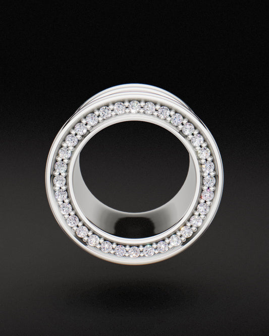 Túneles de doble llamarada - Oro de 9 quilates