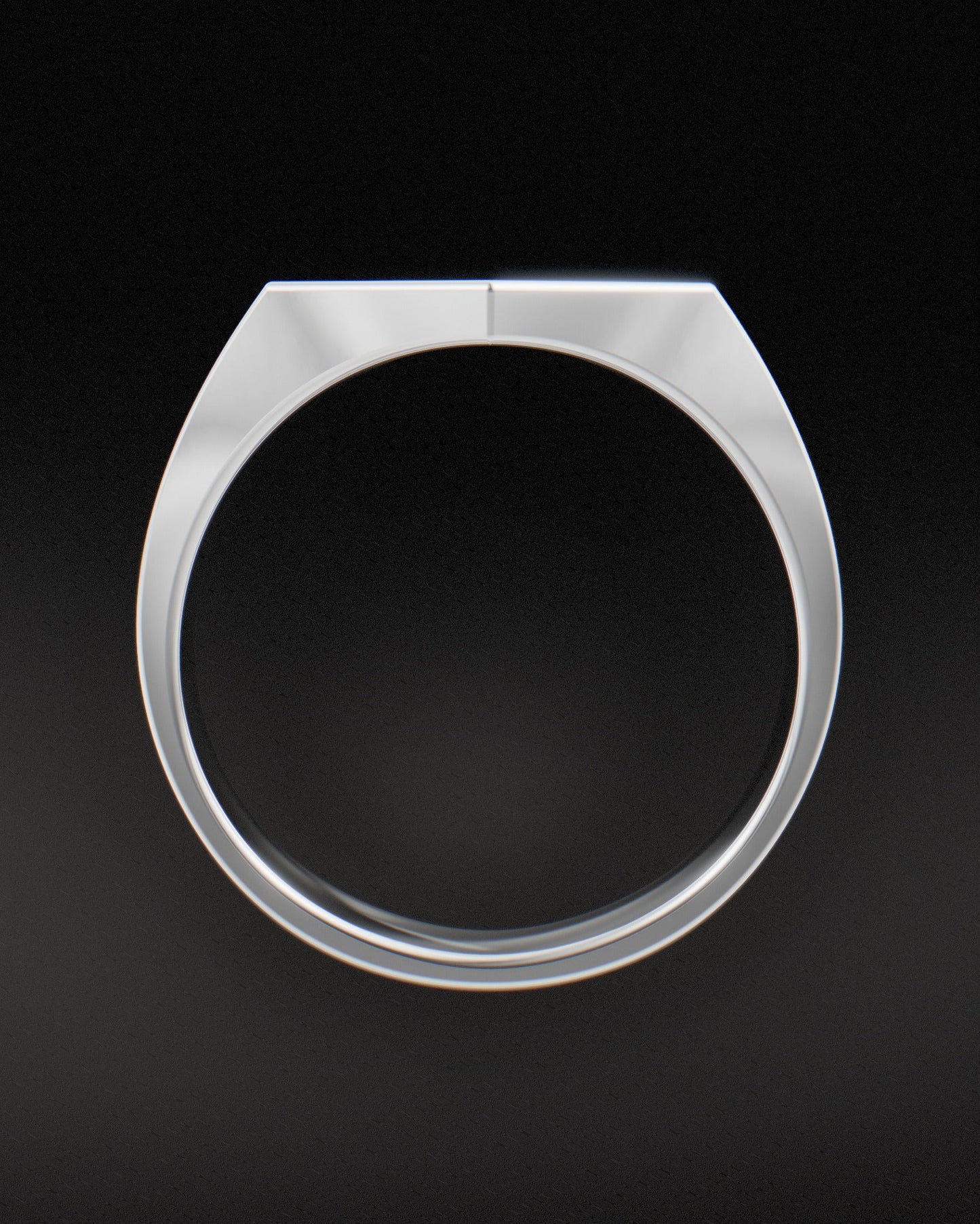 HEXAHEDRON SIGNET RING - Sterling Silver