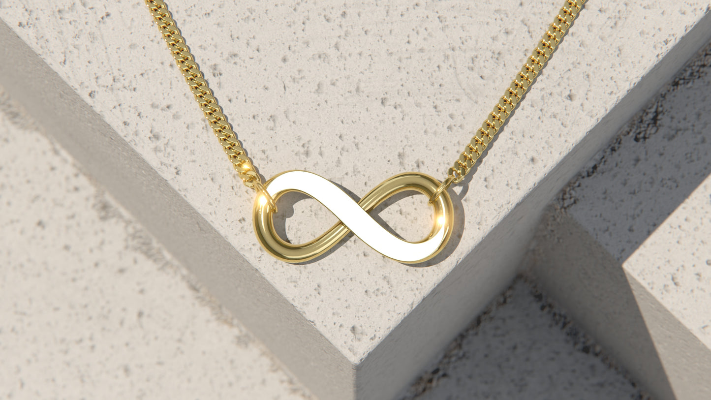 Colgante Infinito - Oro 9ct