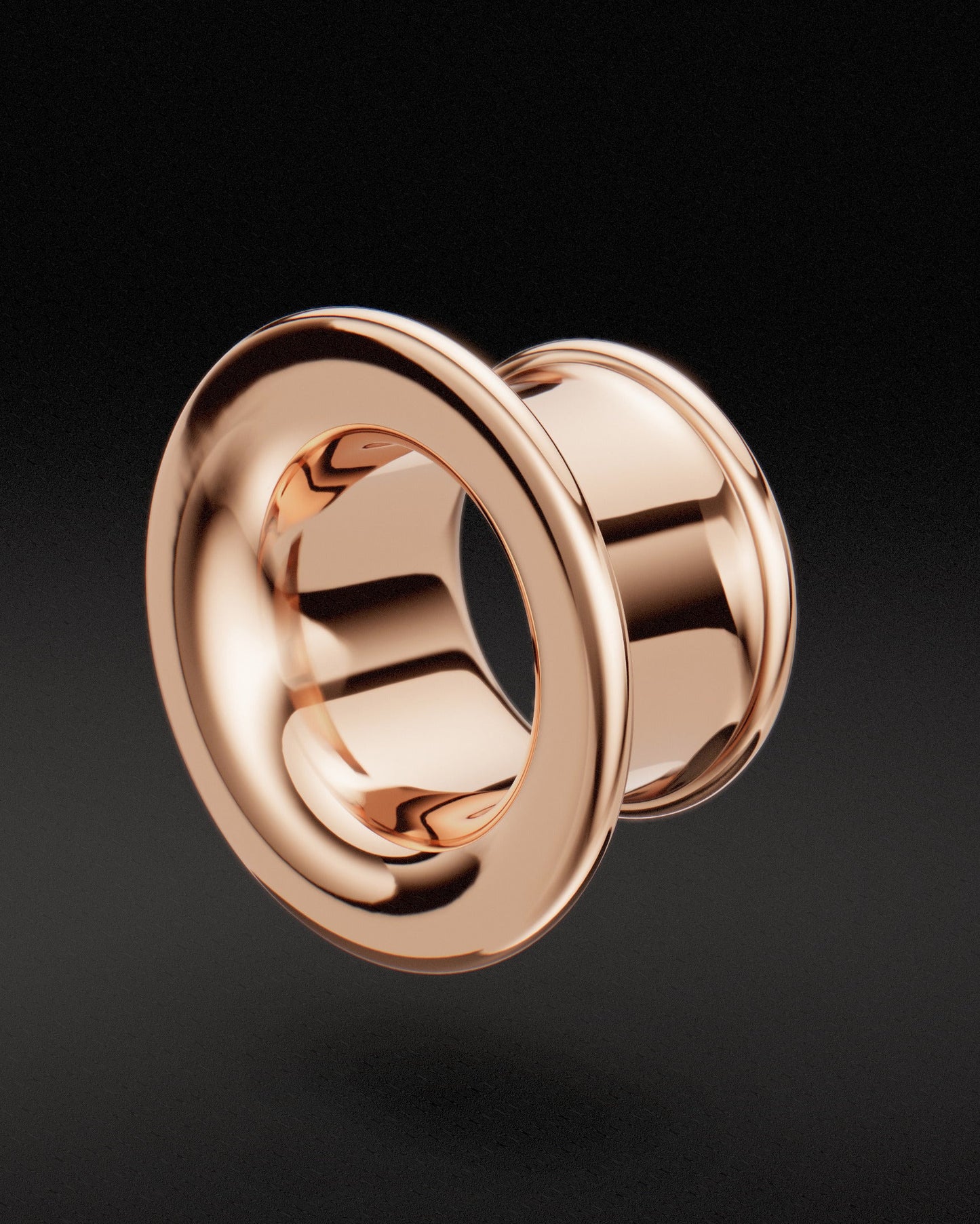 MAYAN FLARE EAR TUNNELS - 9ct & 14ct Rose Gold