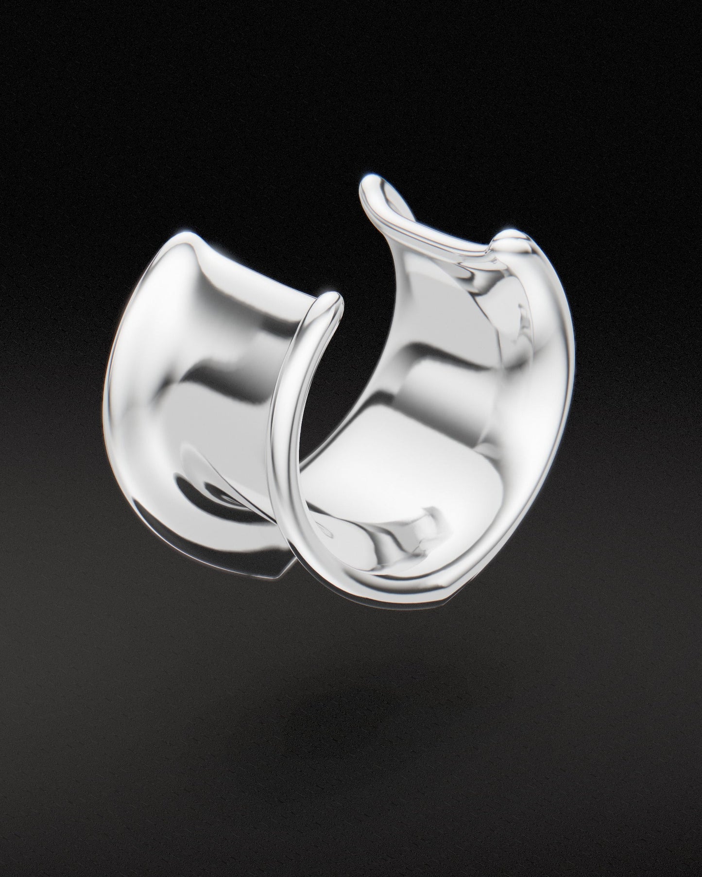 Túneles de silla de montar - Plata de ley