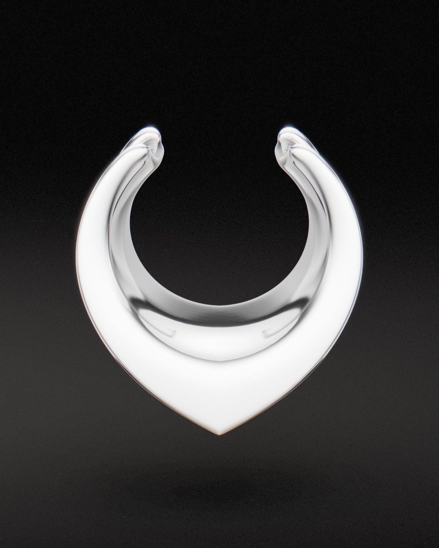 Túneles de silla de montar - Plata de ley