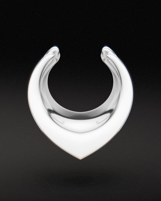 Túneles de silla de montar - Plata de ley