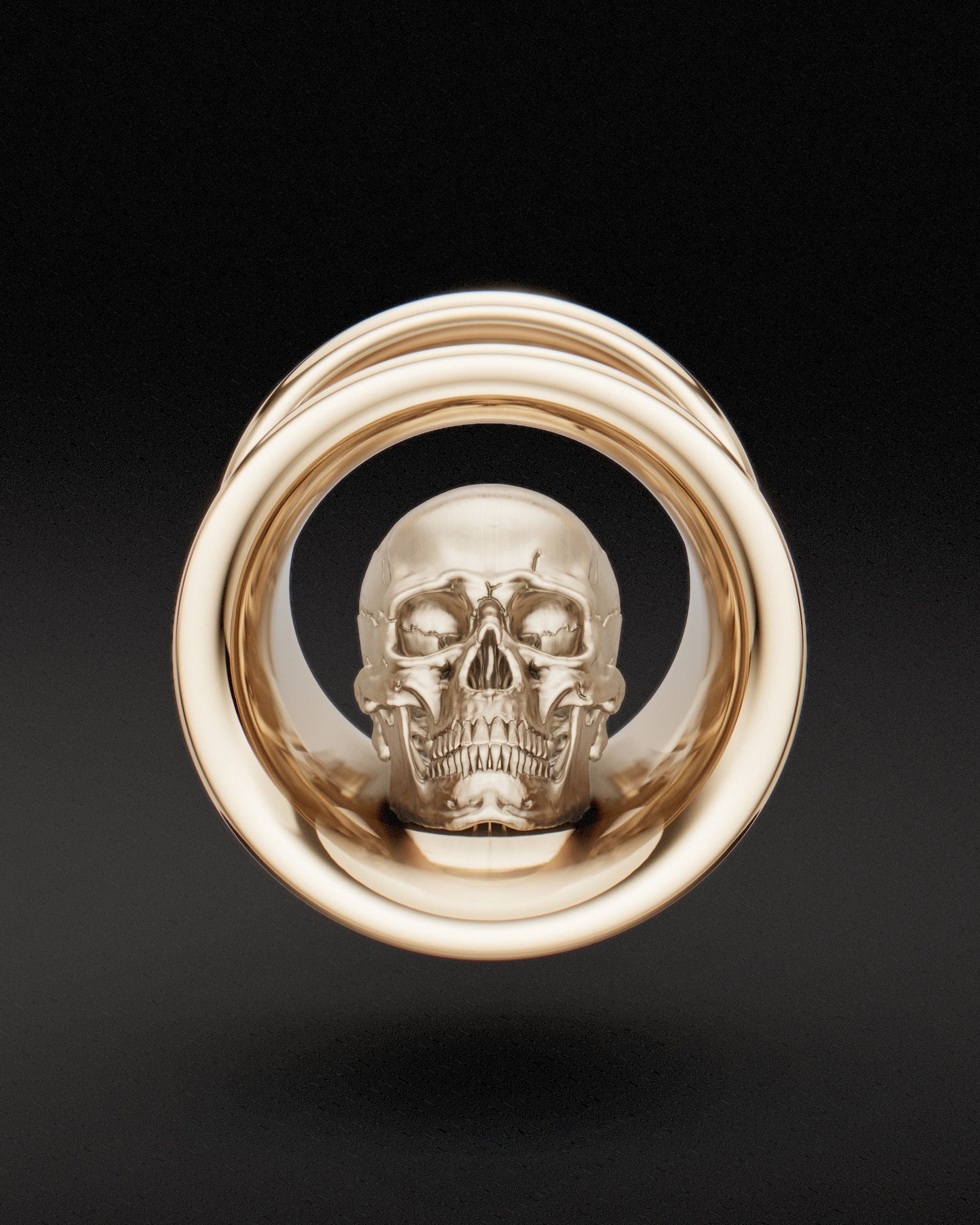 Túneles de doble llamarada - Oro de 9 quilates