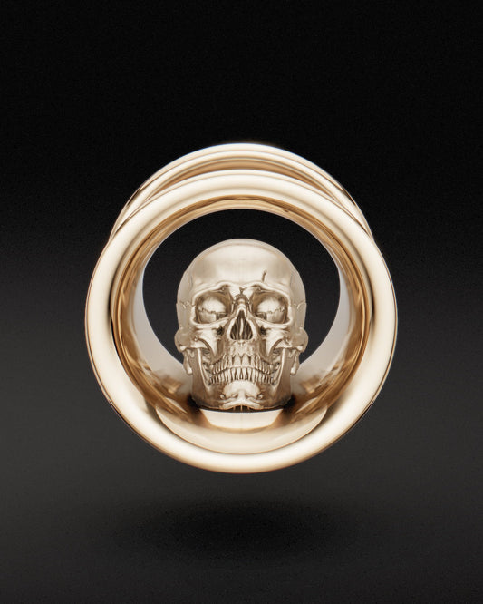 Túneles de doble llamarada - Oro de 9 quilates