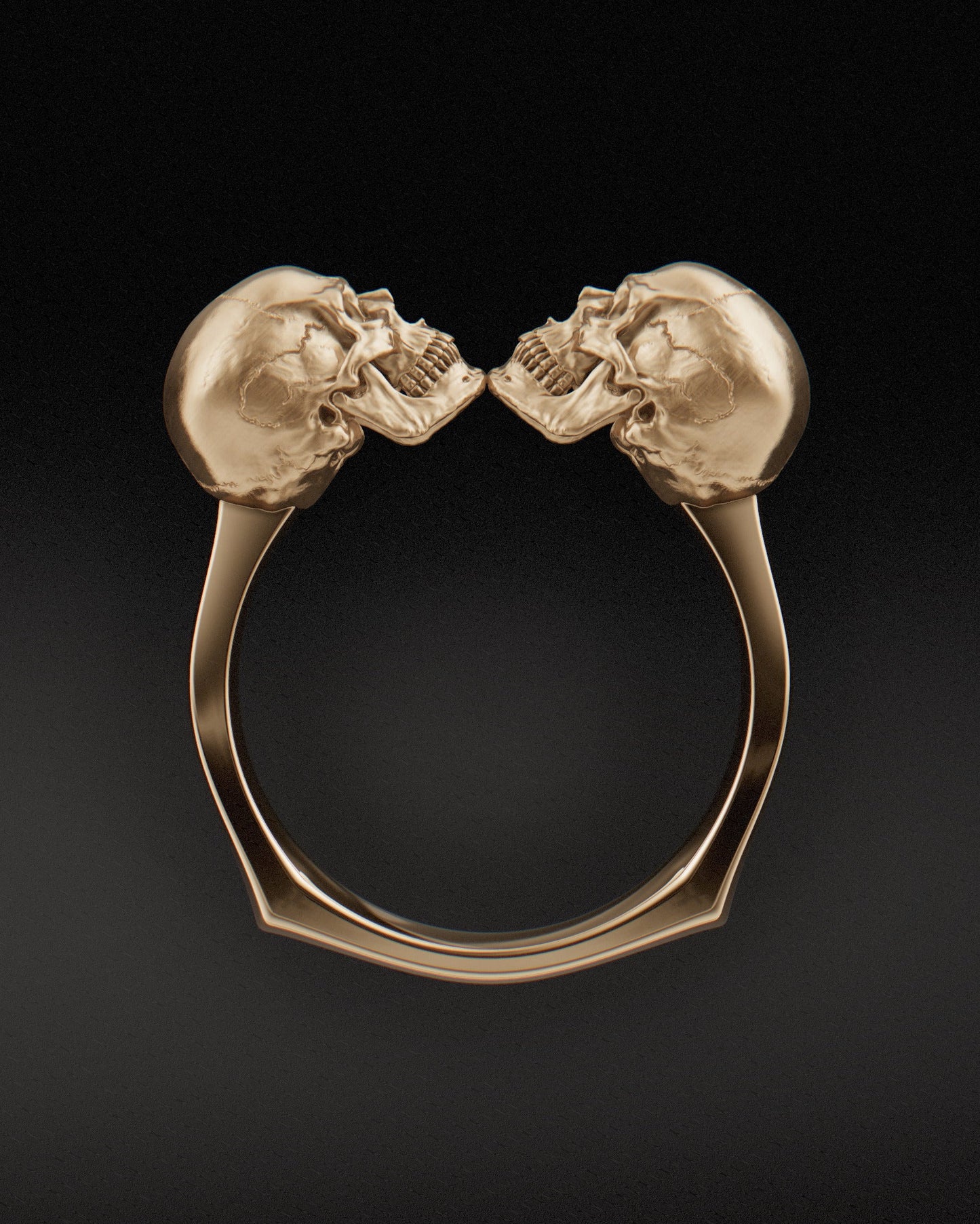 Anillo de los amantes eternos - oro de 9 quilates